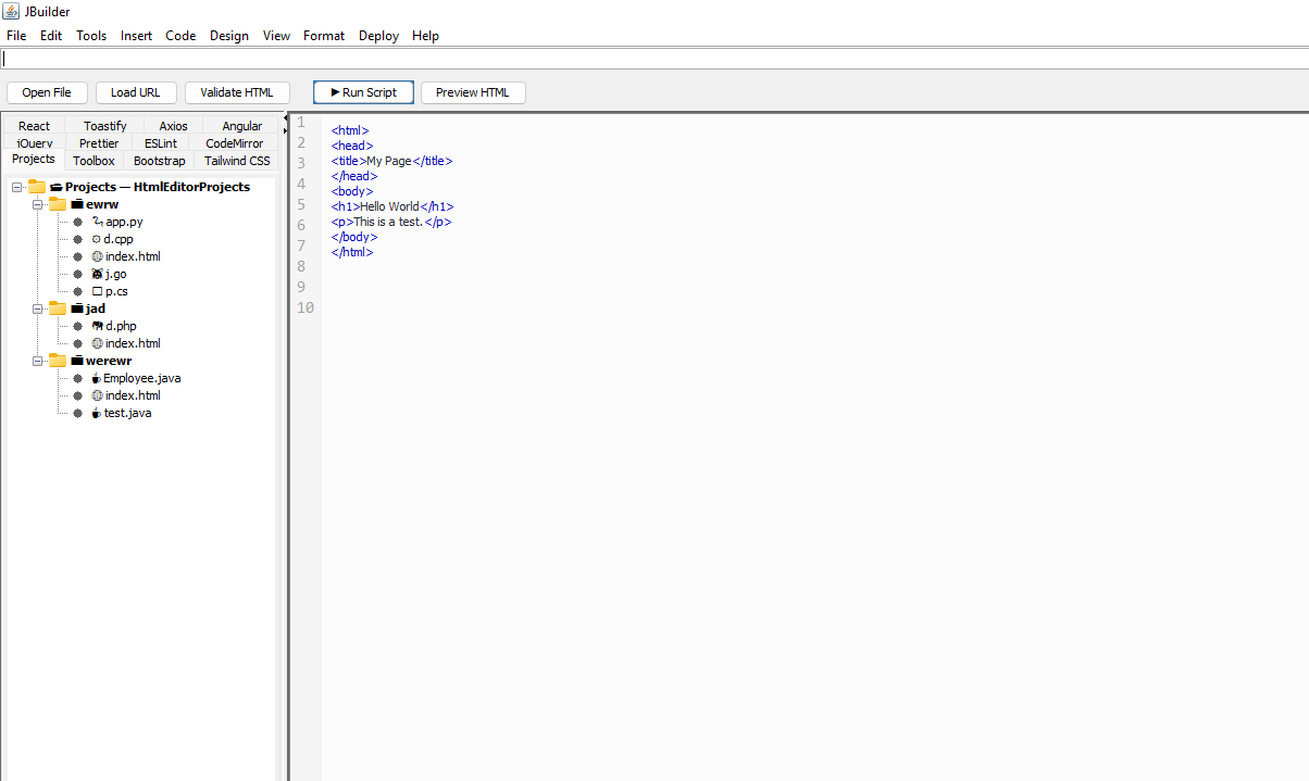 JBuilder 1